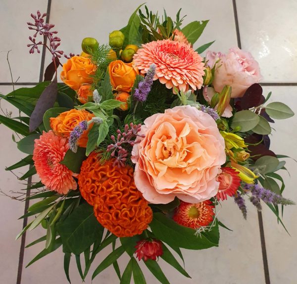 Bouquet rond "Douceur Estivale"